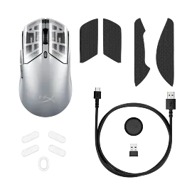HyperX Pulsefire Haste 2 S Silver Wireless Gaming Mouse