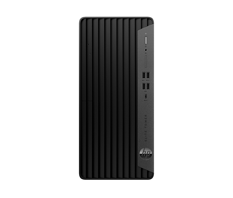 HP Elite Tower 800 G9 Desktop PC GravityGrey nonODD Coreset Vertical Front Facing
