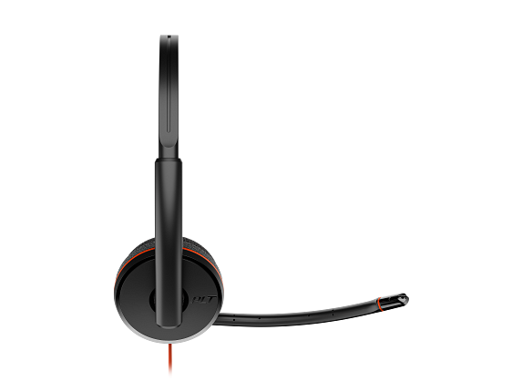 Poly Blackwire 3220 Stereo USB-C Headset +USB-C/A Adapter | HP