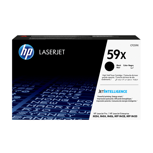 HP 59X Black High Yield Toner Cartridge CF259X CF259-00905e EMEA