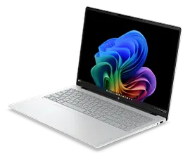 HP OmniBook 5 Laptop Next Gen AI 16, Windows 11 Home, 16", Intel® Core™ Ultra 7, 16GB RAM, 512GB SSD, 2K, Glacier silver