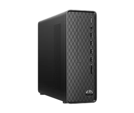 HP Slim Desktop S01-pF2130st Bundle PC, Windows 11 Home, Intel® Core™ i3, 8GB RAM, 256GB SSD, 1TB HDD, Dark black