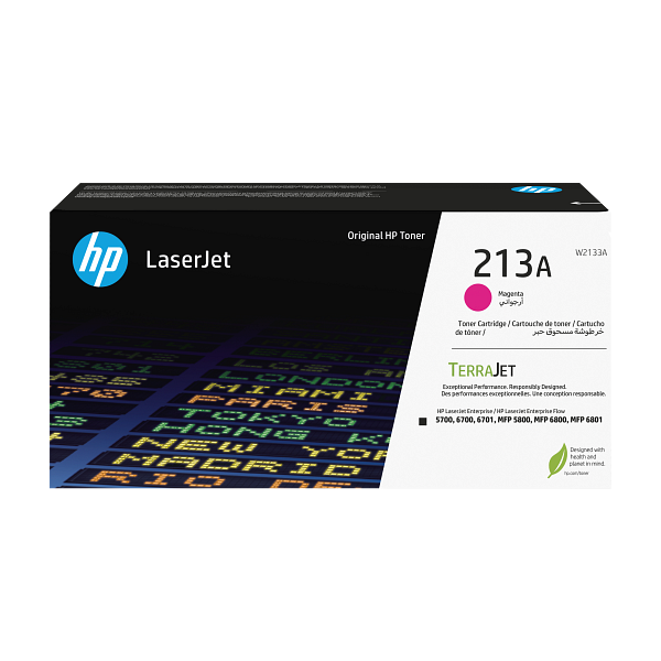 HP 213A Magenta Toner Cartridge W2133A W2133-00005a EMEA