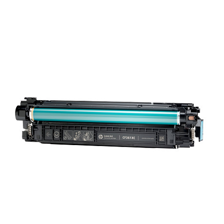 HP 508X CF361X nagy kapacitású ciánkék eredeti LaserJet M552 M553 tonerkazetta (9500 old.)