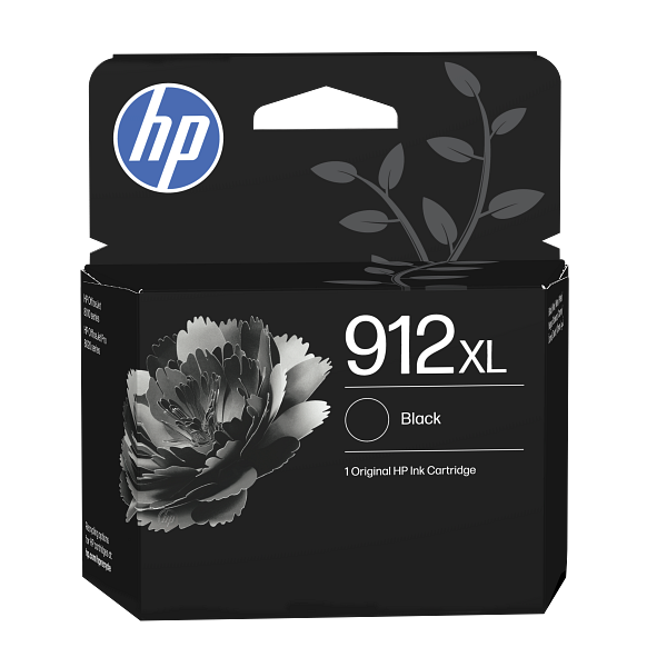 HP 912XL Black EMEA Ink Cartridge 3YL84AE #LS1