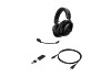 HyperX Cloud III S vezeték nélküli gamer headset, fekete