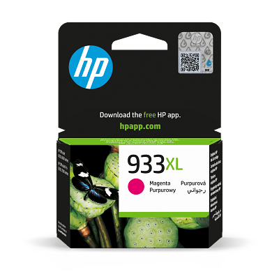 HP 933XL Original High Yield Inkjet Ink Cartridge - Magenta - 1 / Pack - 825 Pages