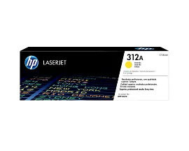 HP 312A Yellow Original LaserJet Toner Cartridge, CF382A