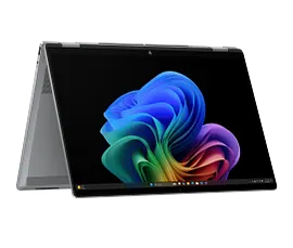 HP OmniBook X Flip 2-in-1 Laptop Next Gen AI 16-ar0087nr 16", Touch screen, Windows 11 Home, AMD Ryzen™ AI 7, 32GB RAM, 1TB SSD, 3K, Meteor silver