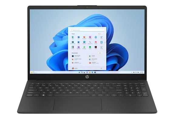 HP Home Laptop PCs, HP Laptop 15, Windows 11 Home, 15.6", Intel® Core™ 5, 16GB RAM, 256GB SSD, FHD, Jet black