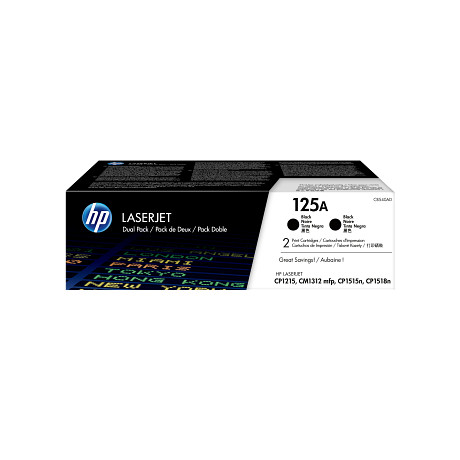 HP 125A CB540A Fekete toner / festékkazetta Color Laserjet CP1215 CP1217 CP1515 CP1518 CM1312 nyomtatókhoz ( 2200 old.)