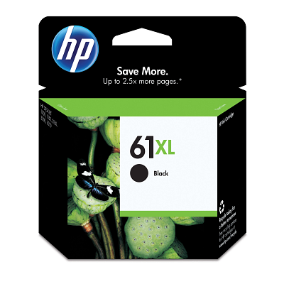 HP 61XL Original Ink Cartridge - Single Pack - Inkjet - High Yield - 430 Pages - Black - 1 Each