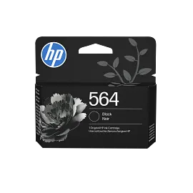 HP 564 Black Original Ink Cartridge, CB316WN#140
