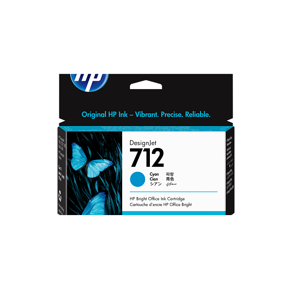 HP 712 29 ml Cyan DesignJet Ink Cartridge WW 3ED67A - 2000x2000