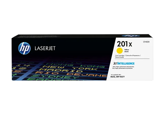 HP 201x (CF253-00906) イエロー　トナーカートリッジ HP 201X High Yield Yellow Original LaserJet Toner Cartridge (CF402X)