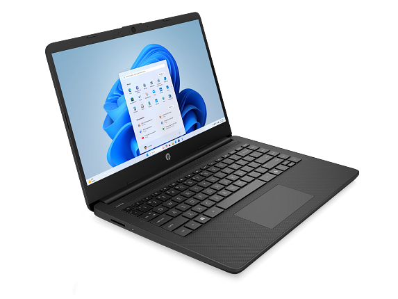 HP Laptop 14-dq6017nr 14",&nbsp;Windows 11 Home in S mode, &nbsp;Intel&reg; N-series,&nbsp;4GB RAM,&nbsp;64GB eMMC,&nbsp;HD,&nbsp;Jet black - Right