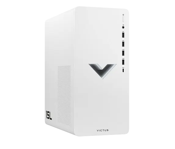 Series 3 of 3 HP Home Desktop PCs, Victus by HP 15L Gaming Desktop TG02-1077t, Windows 11 Home, Intel® Core™ i7, 16GB RAM, 1TB SSD, 1TB HDD, NVIDIA® GeForce RTX™ 4060