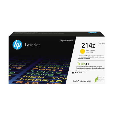 HP 214Z Ultra High Yield Yellow Original LaserJet Toner Cartridge