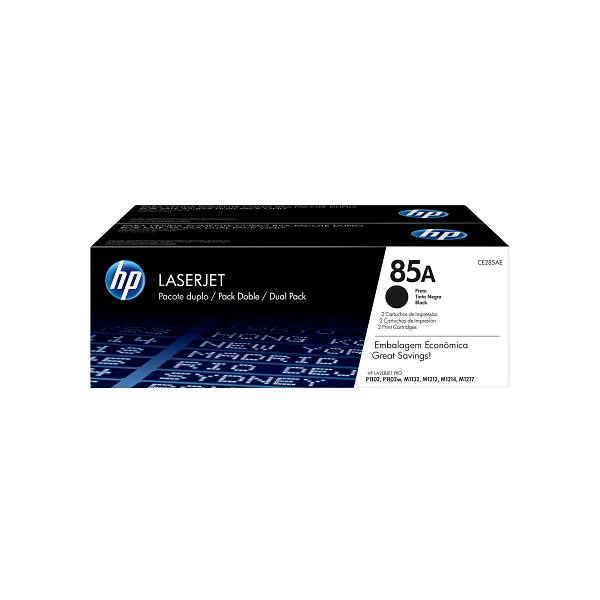 HP LaserJet Dual Pack Print Cartridge - Brazil - 85A