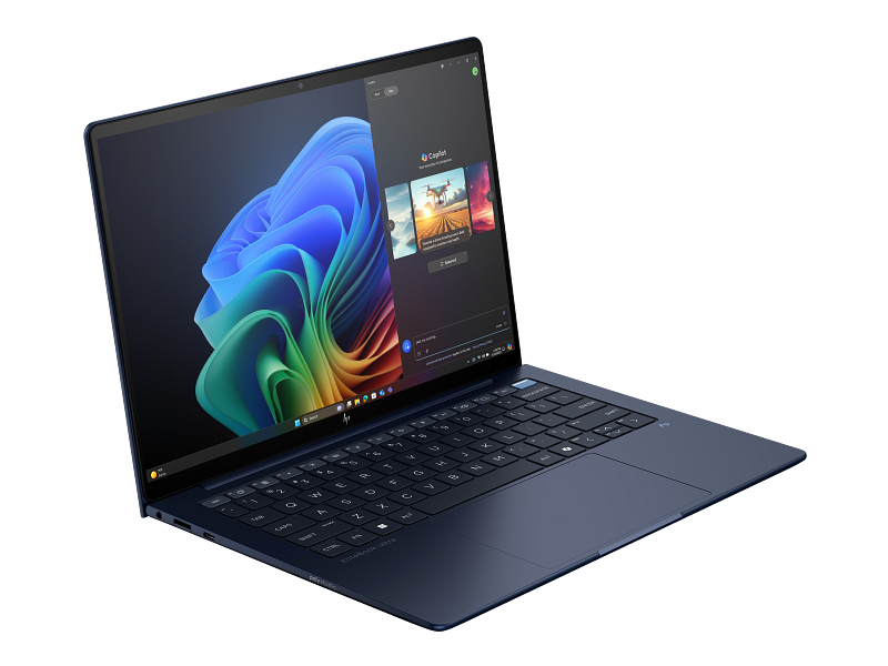 HP EliteBook Ultra G1i 14 inch Notebook AI PC AtmosphericBlue Catalog AHS Copilot FrontRight