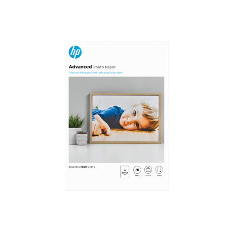 HP Q8697A Fejlesztett fényes fotópapír 250g A3 20 lap