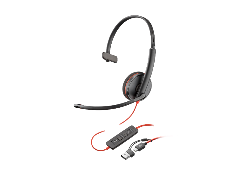 Blackwire 3200 series_Product__Product Only_Left facing