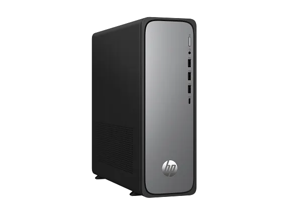 HP OmniDesk Slim Desktop S03-0010 PC, Windows 11 Home, Intel® 8GB RAM, 256GB SSD, Meteor silver