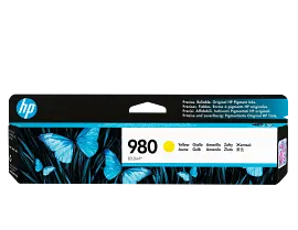 HP 980 Yellow Original Ink Cartridge, D8J09A