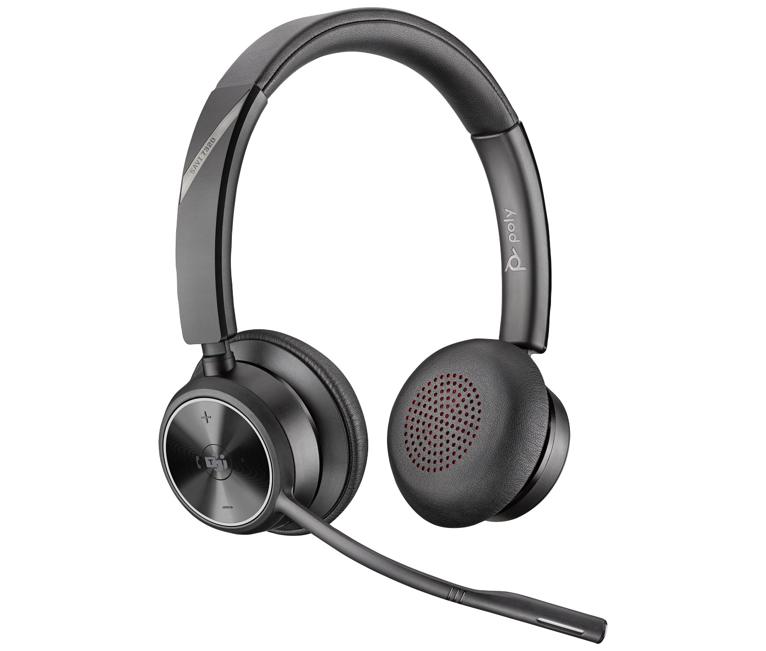 Poly Savi 7320 UC Stereo Microsoft Teams Certified DECT 1920-1930 MHz Zestaw słuchawkowy - Zdjęcie 1 z 1