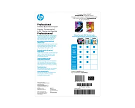 HP Professional Tri-Fold Business Paper, Glossy, 48 lb, 8.5 x 11 in. (216 x 279 mm), 150 sheets 4WN12A