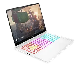 OMEN Transcend Laptop 14-fb1047nr 14", Windows 11 Home, Intel® Core™ Ultra 7, 16GB RAM, 1TB SSD, NVIDIA® GeForce RTX™ 5060, 3K, Ceramic white
