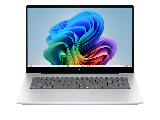 HP OmniBook X Laptop Next Gen AI 17-dd0047nr 17.3", Touch screen, Windows 11 Home,  Intel® Core™ Ultra 7, 16GB RAM, 512GB SSD, FHD, Glacier silver