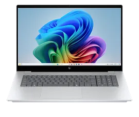 HP OmniBook X NGAI 17, Windows 11 Home, 17.3", Touch screen, Intel® Core™ Ultra 7, 16GB RAM, 512GB SSD, FHD, Glacier silver