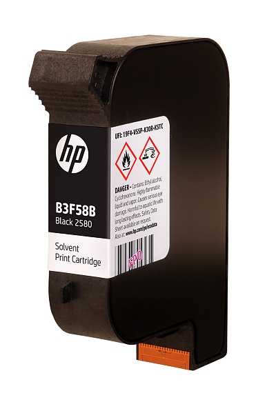 HP 2580 Black Slvt Smart Card Print Cartridge