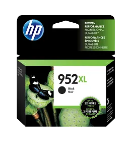 HP 952XL High Yield Black Original Ink Cartridge, F6U19AN#140