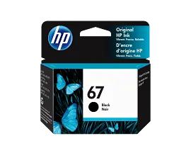 HP 67 Black Original Ink Cartridge, 3YM56AN#140