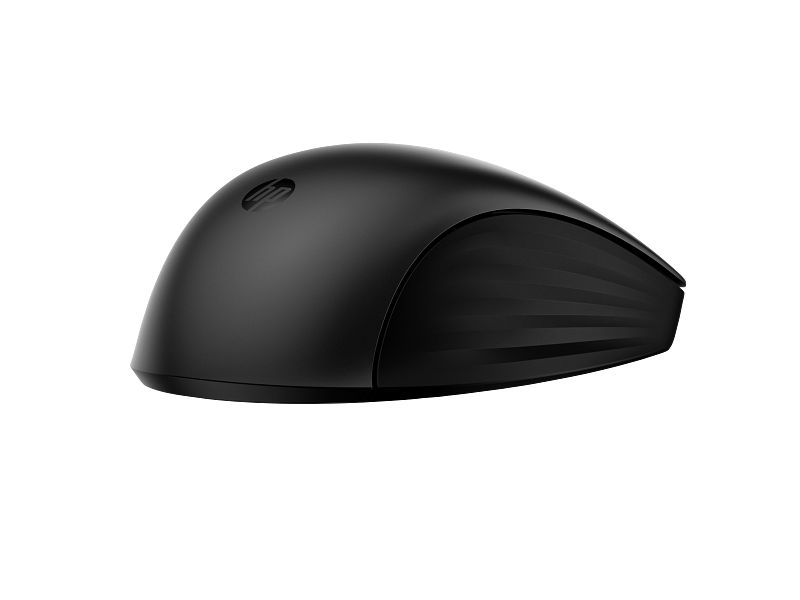 HP 650 Wireless Mouse Jet Black Rear Right Facing