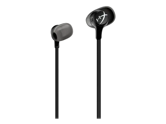 Series 4 of 13 HyperX Earbuds, HyperX Cloud Earbuds II - Gaming Earbuds with Mic - Black