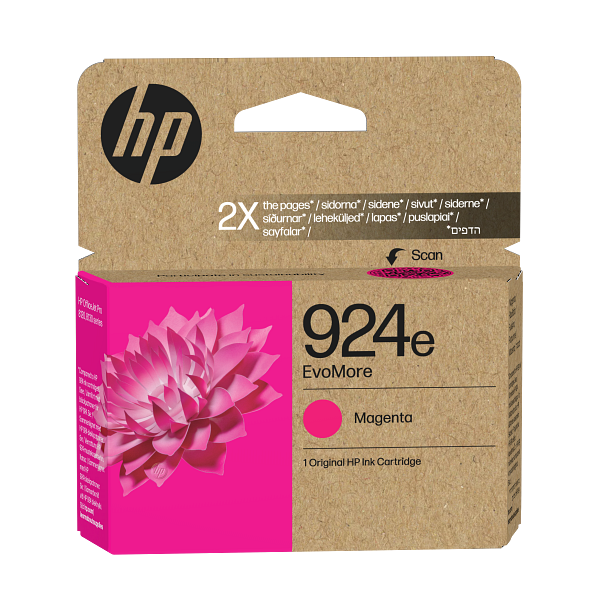 HP 924e Magenta EMEA Ink Cartridge 4K0U8NE #LS3