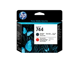 HP 744 Matte Black/Chromatic Red DesignJet Printhead, F9J88A