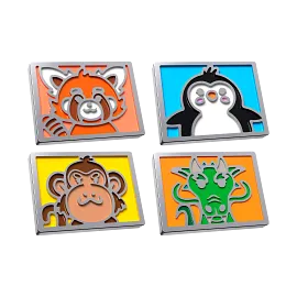 HyperX Badge Pack - Cute Magnetic Badges