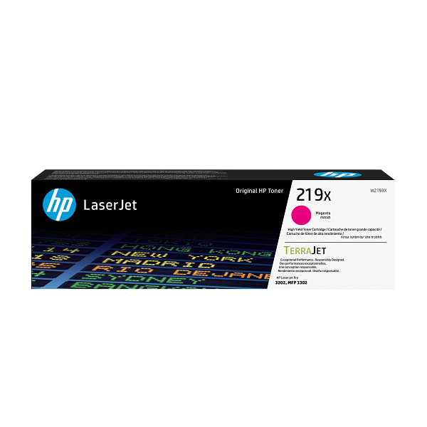 HP 219X Magenta High Yield Toner Cartridge W2193X W2193-00002b DM2