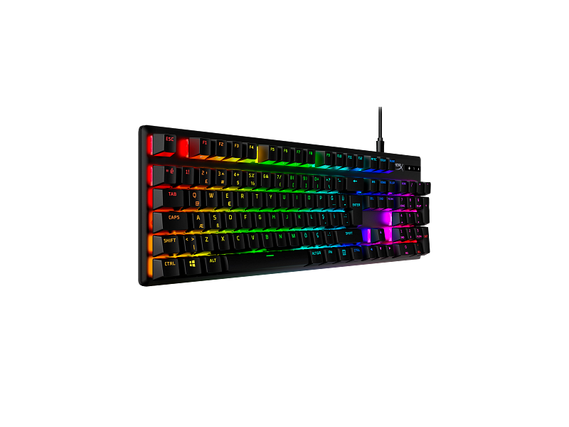 HyperX Alloy Origins PBT HX Red Gaming Keyboard-TURK angle 2