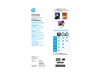 HP Professional Business Paper, Glossy, 48 lb, 11 x 17 in. (279 x 432 mm), 150 sheets CG932A - Img_Rear_320_240
