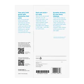 HP Picture Stickers 8.5x11in25 sheets
