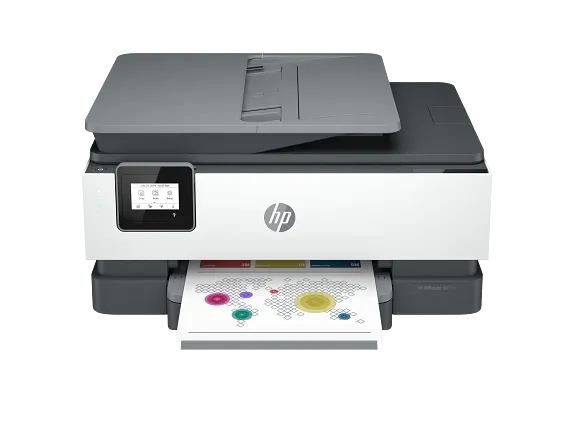 Business Ink Printers, HP OfficeJet 8015e All-in-One Printer with 6 Months of Instant Ink for free with HP+