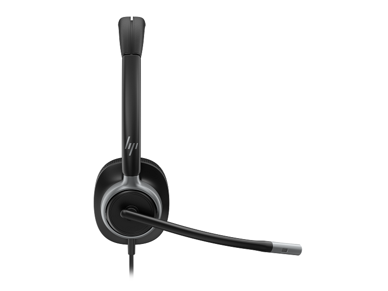 HP Poly Mission 615 USB Headset Monaural Catalog Transparent Boom Down Right Profile