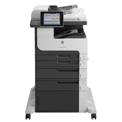 HP Laserjet Enterprise M725z Multifunction Laser Printer - Monochrome - Copier - Fax - Printer - Scanner - 40ppm - 1200 X 1200dpi - 8" LCD Touchscreen - Auto Duplex Print - 2100 Sheets Input - Gigabit Ethernet - USB