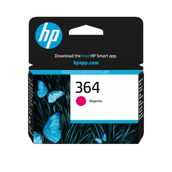 HP 364 Magenta Original Ink Cartridge , CB319-80141, CB319EE