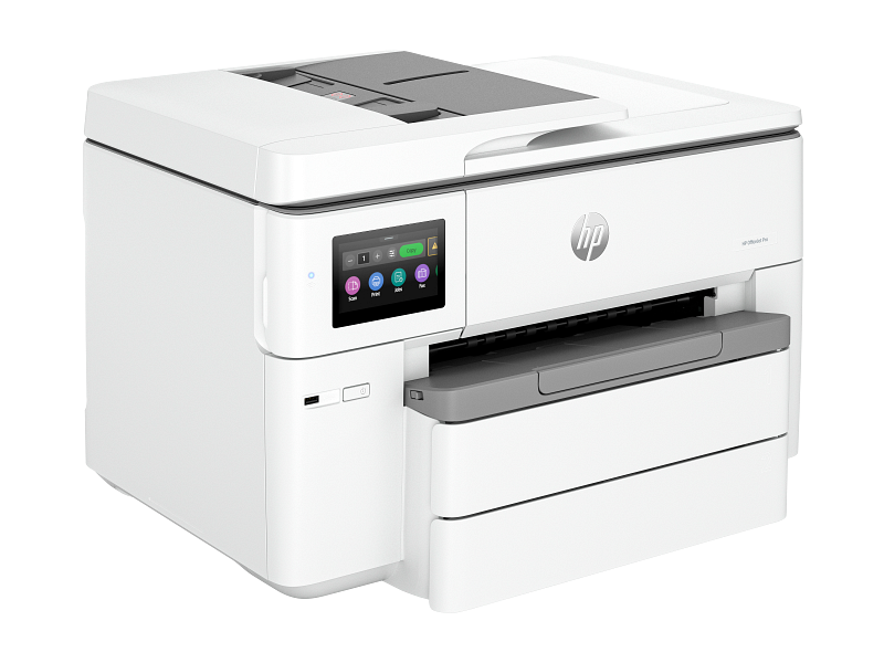 HP OfficeJet Pro Wide Format 9730 Cement Catalog White BG FrontRight